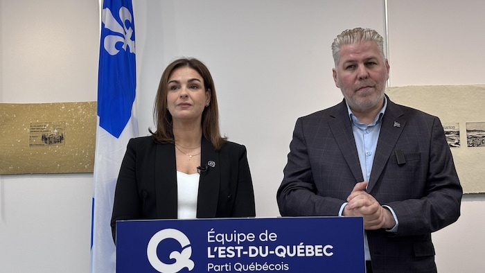 Pascal Bérubé et Meggie sont côte-à-côte. 
