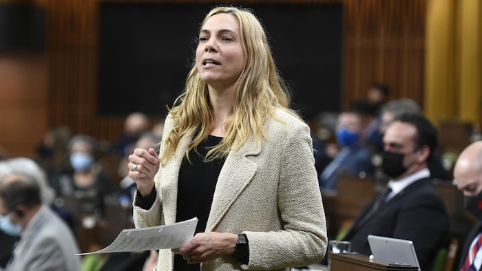La ministre des Sports Pascale St-Onge à la Chambre des communes (archives).