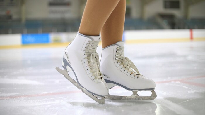 Housse De Protection Pour Lames De Patins à Glace - Patinage Artistique & Hockey, Blanc
