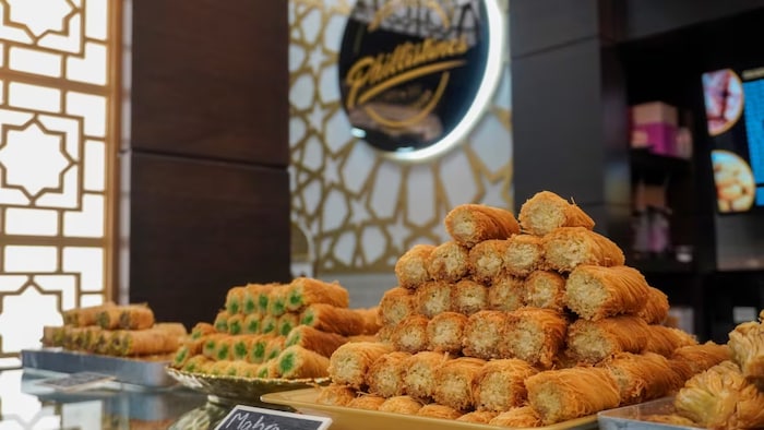 Des pâtisseries arabes.