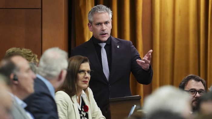 Le porte-parole du Bloc québécois en environnement, Patrick Bonin.