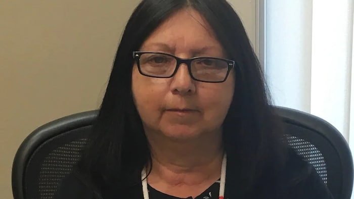 La líder indígena Patsy Corbiere.