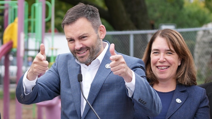 Le chef du Parti québécois, Paul St-Pierre Plamondon.
