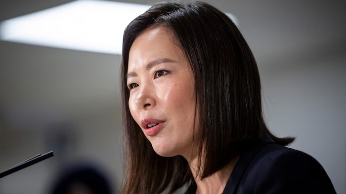 La présidente-directrice générale de la Régie de la santé du Fraser, Victoria Lee, lors d'un événement en 2019.