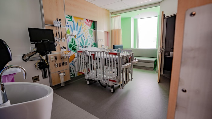 une chambre de la pediatrie.