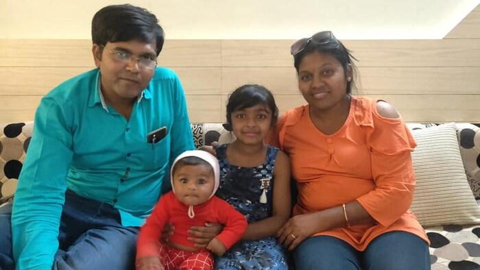 Jagdish, 39 ans, Dharmik, 3 ans, Vihangi, 11 ans, et Vaishali, 37 ans. Ils ont été retrouvés morts de froid près de la frontière américaine au Manitoba, le 19 janvier 2022.