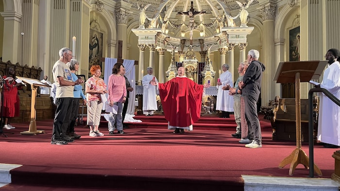 Une messe.