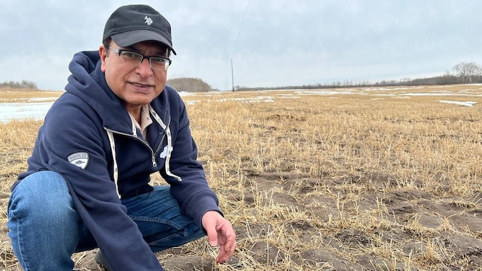 Rehan Khan, un agriculteur pakistanais aujourd'hui installé en Saskatchewan.