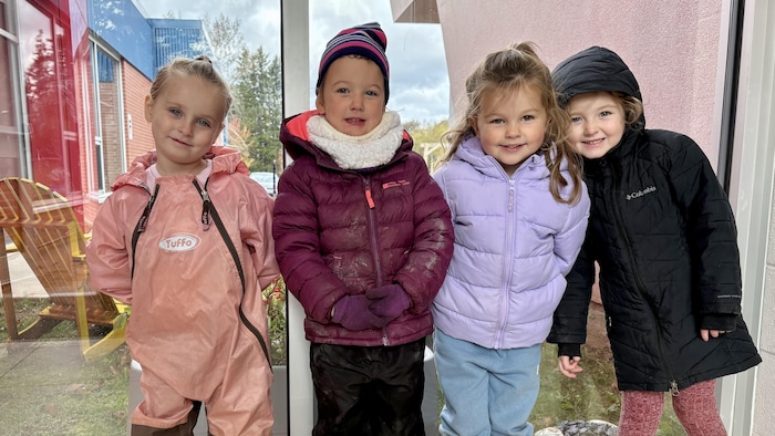 De gauche à droite, Alorah Gaudet, Ellie Richard, Swayde Gallant et Parker Ellis. 