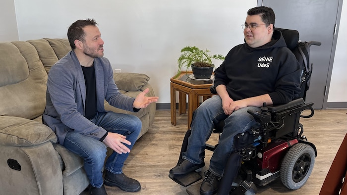 Philippe Grenier et Micah-Élie Labrecque.