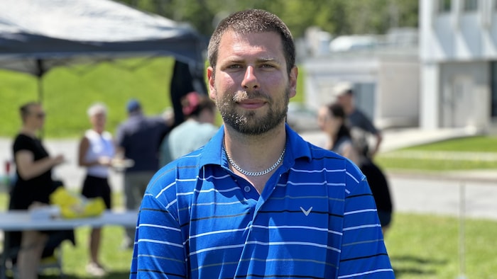 Le président du Syndicat des infirmières, infirmières auxiliaires et inhalothérapeutes de l'Est-du-Québec, Pier-Luc Bujold.