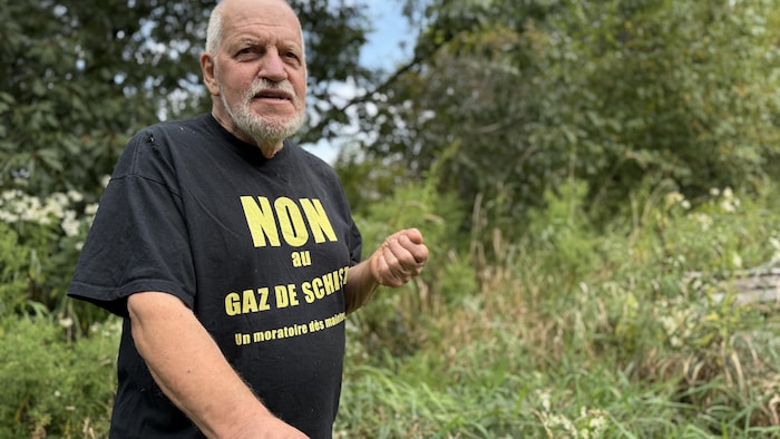 « Non aux gaz de schiste ».