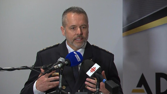 Pierre Brochet, président de l'Association des directeurs de police du Québec.