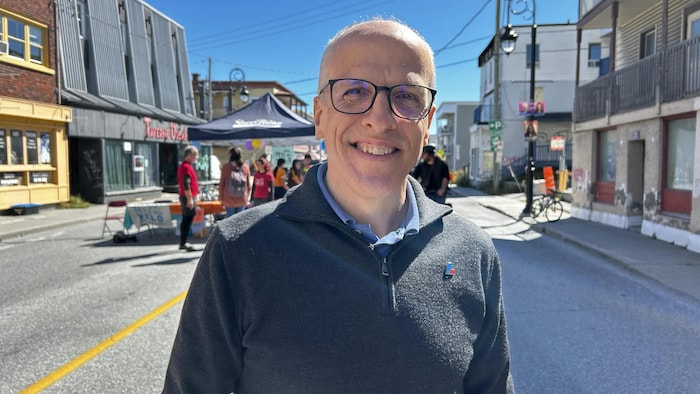 Le candidat libéral dans Sherbrooke, Pierre Cossette.