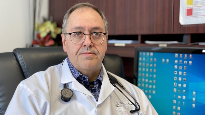 Le président de l'Association des médecins omnipraticiens de la Mauricie, le docteur Pierre Martin.