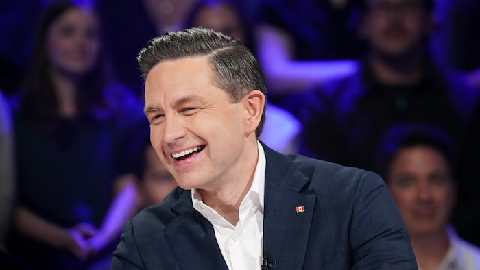 Pierre Poilievre sur un plateau