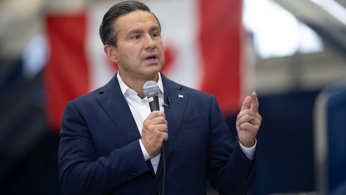Le chef du Parti conservateur du Canada, Pierre Poilievre.