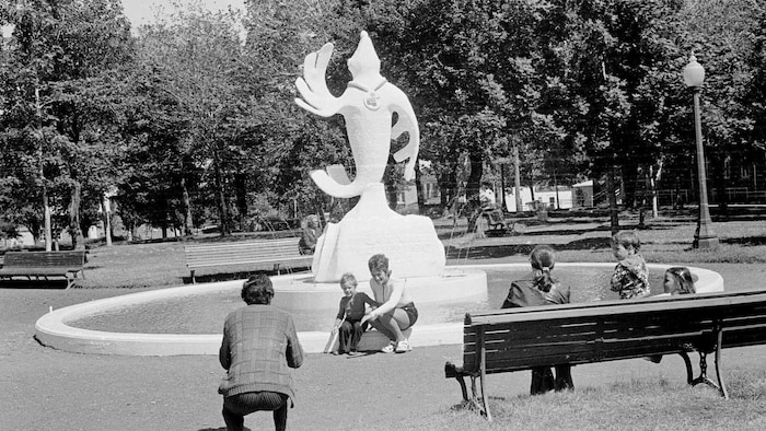 Piloup au parc Blais en 1971.