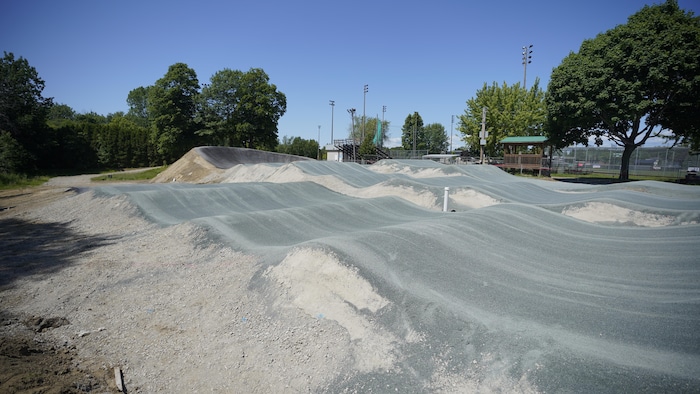 Une piste de BMX.