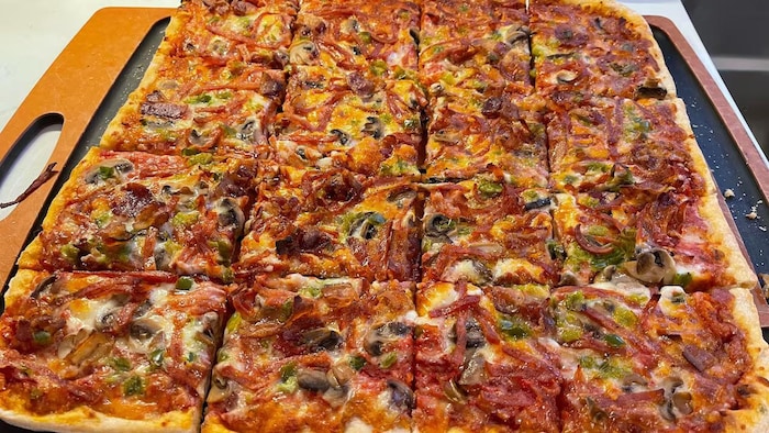 Une pizza de style Windsor.