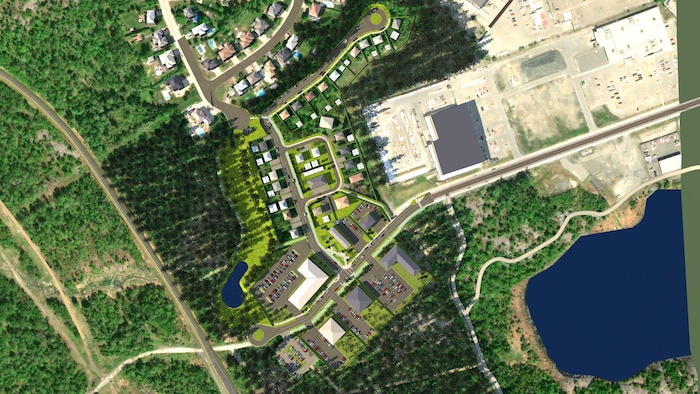 Le plan du quartier du lac Noranda
