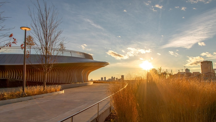 La rampe d'accès à la Pointe Kìwekì.