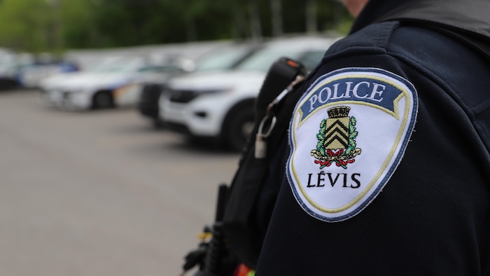 Un logo du poste de police de Lévis.