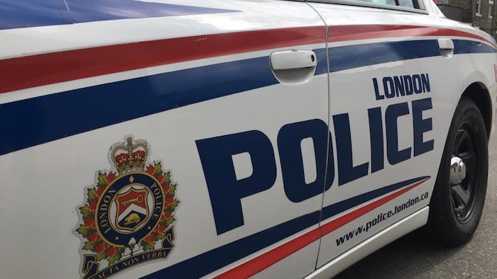 Une voiture de la police de London en Ontario.