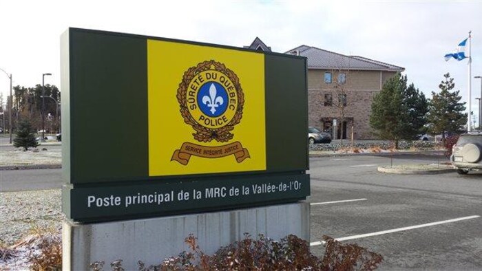 Poste de la SQ à Val-d'Or.