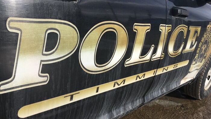 Une voiture de police de Timmins.
