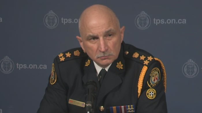 El jefe de la policía de Toronto, James Ramer.