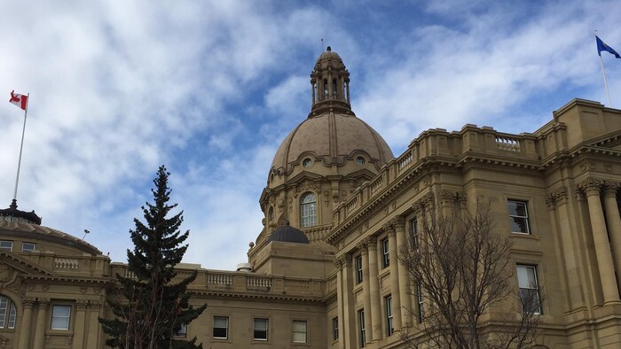 Le bâtiment de l'assemblée albertaine à Edmonton.