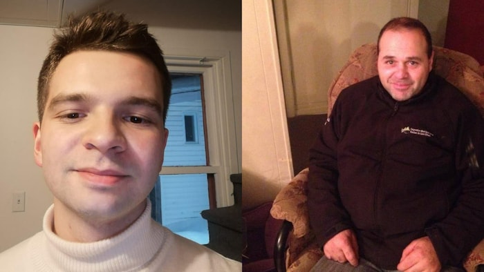 Les deux pompiers volontaires disparus dans Charlevoix : Christopher Lavoie, 23 ans, et Régis Lavoie, 55 ans.