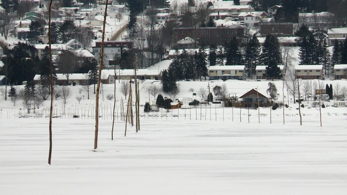 Pont de glace entre Témiscouata-sur-le-Lac et Saint-Juste-du-Lac