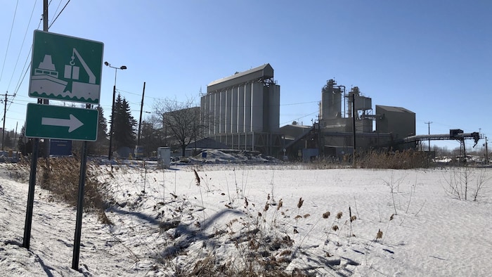Les installations actuelles du port de Montréal à Contrecoeur