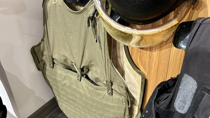 Photo gilet pare-balle. 