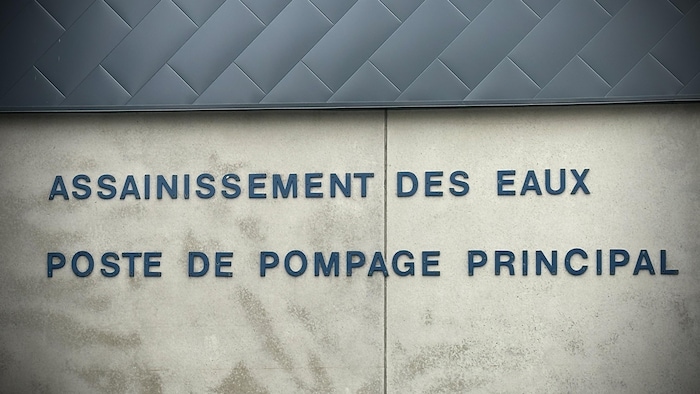 Le poste de pompage principal de Trois-Rivières.