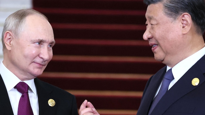 Le président Vladimir Poutine et son homologue chinois Xi Jinping.