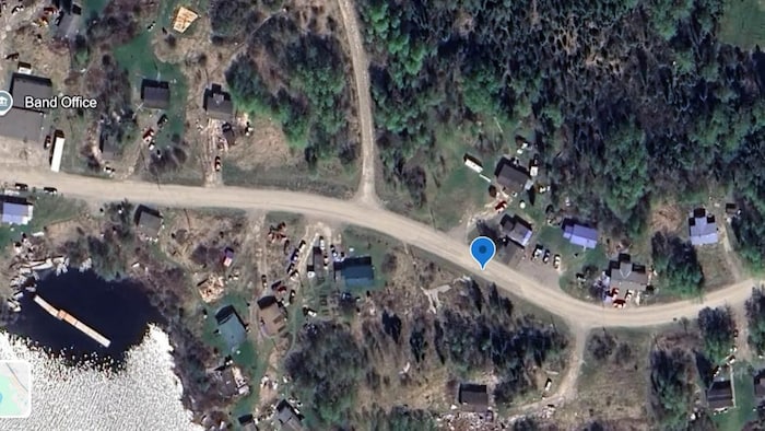 Une carte indiquant l’emplacement exact où Tina Turtle a a été retrouvée.
