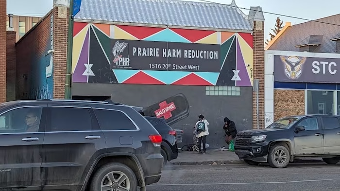 La devanture du Prairie Harm Reduction, le vendredi 22 décembre 2023.