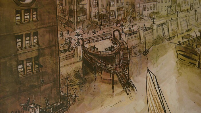 Image de la première de couverture du roman « Saint-Jambe ».