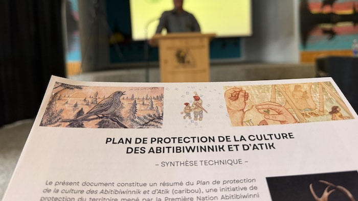 La Première Nation Abitibiwinni de Pikogan propose un plan de protection de sa culture et du caribou. La communauté veut préserver ses usages culturels sur une portion de 6000 kilomètres carrés de son territoire ancestral, au nord de La Sarre.