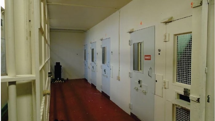 L'unité d'isolement de la prison de North Bay.