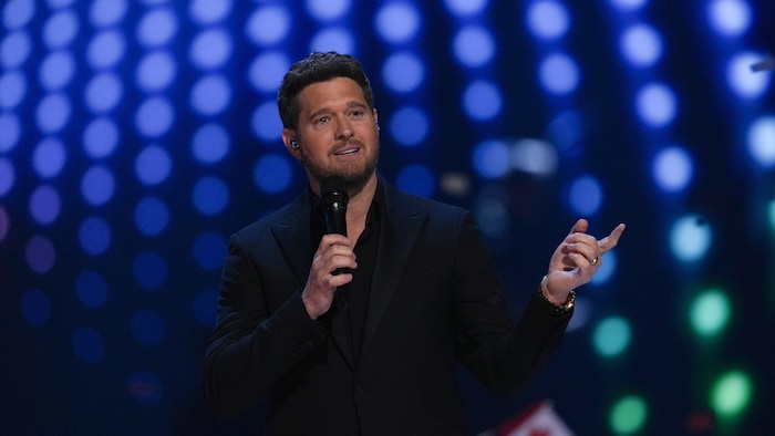 Michael Bublé animait les 54e Prix Juno à Vancouver.