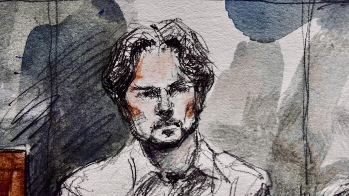 Une illustration judiciaire du procès.
