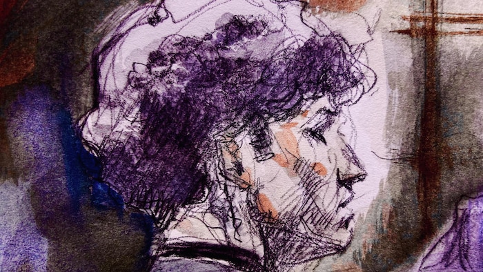 Une illustration judiciaire du procès.
