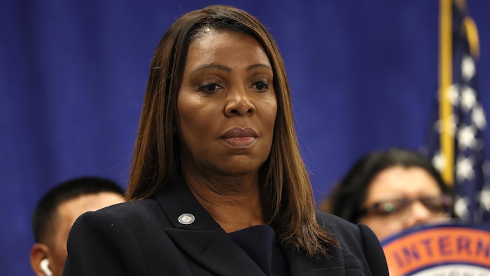 La procureure générale de New York, Letitia James.
