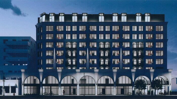 Une illustration d'un ensemble immobilier. 