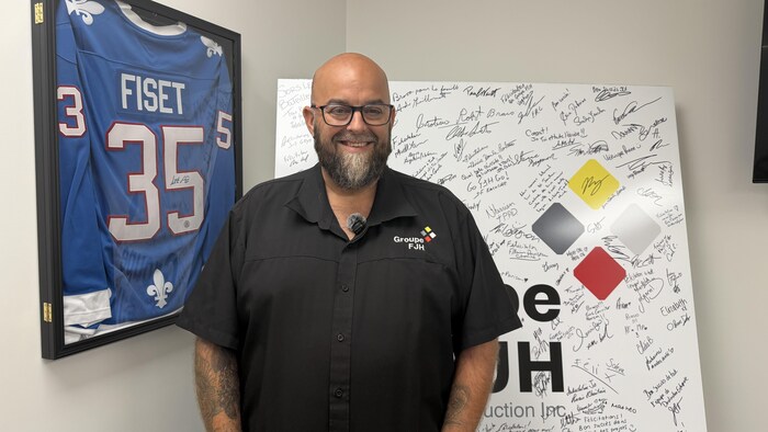 Le promoteur du projet, Jonathan Houle.