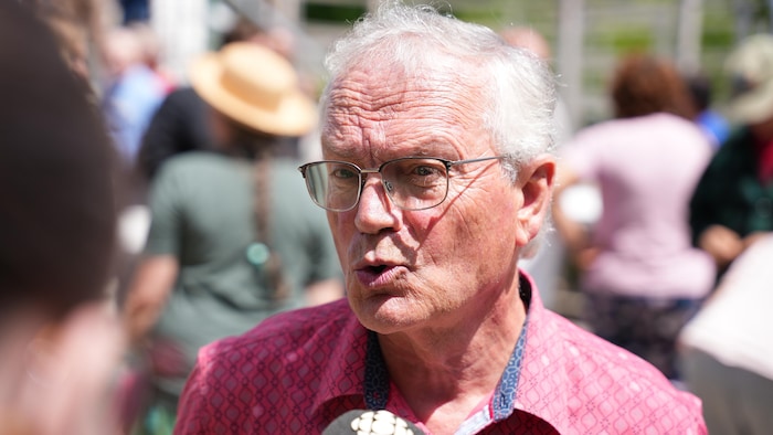 David Pharand lors d'une entrevue.